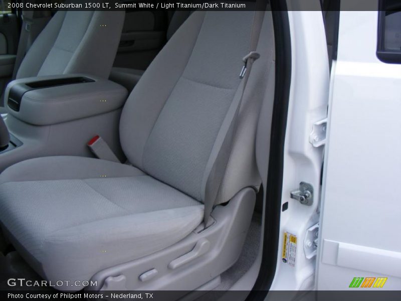 Summit White / Light Titanium/Dark Titanium 2008 Chevrolet Suburban 1500 LT