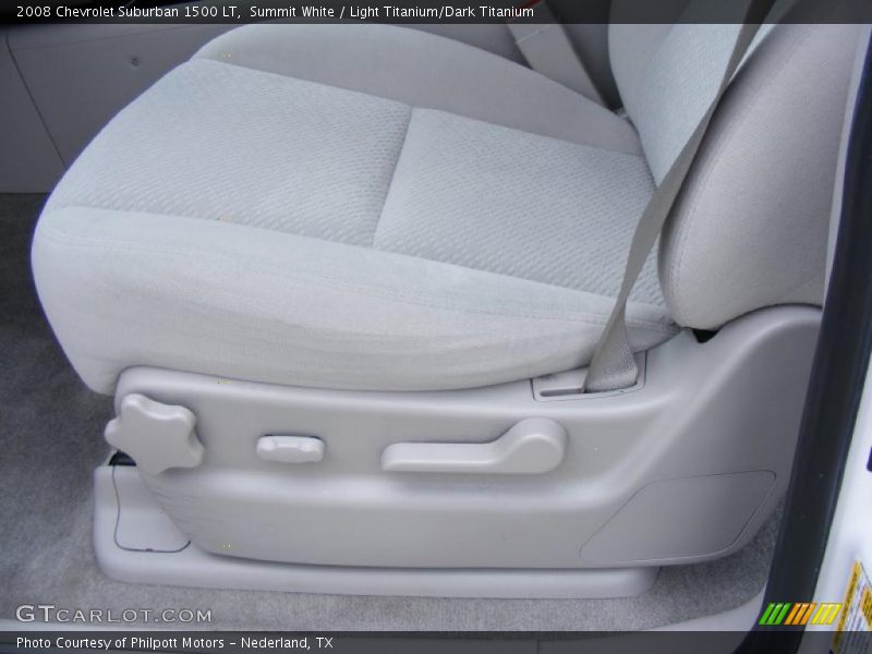 Summit White / Light Titanium/Dark Titanium 2008 Chevrolet Suburban 1500 LT