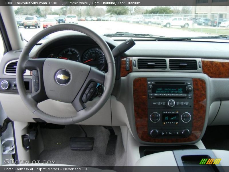 Summit White / Light Titanium/Dark Titanium 2008 Chevrolet Suburban 1500 LT