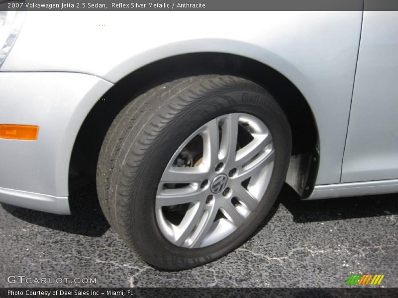 Reflex Silver Metallic / Anthracite 2007 Volkswagen Jetta 2.5 Sedan