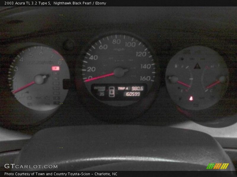 Nighthawk Black Pearl / Ebony 2003 Acura TL 3.2 Type S