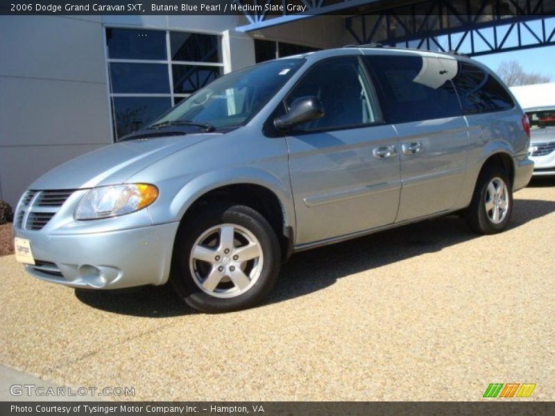 Butane Blue Pearl / Medium Slate Gray 2006 Dodge Grand Caravan SXT