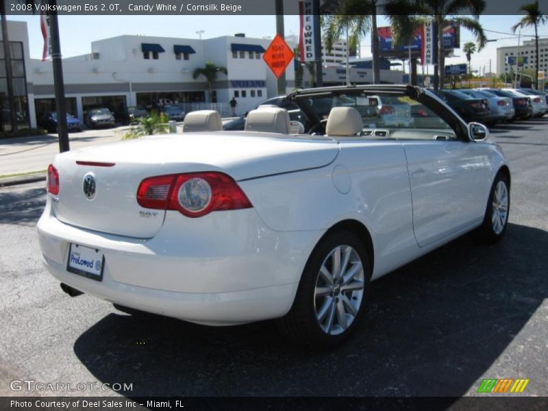 Candy White / Cornsilk Beige 2008 Volkswagen Eos 2.0T