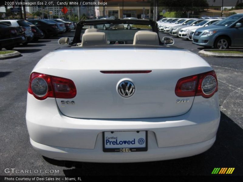 Candy White / Cornsilk Beige 2008 Volkswagen Eos 2.0T