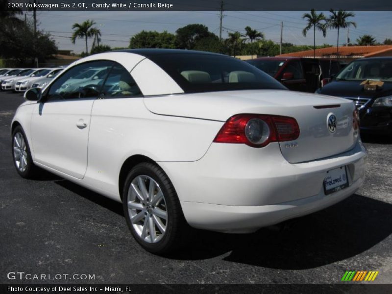 Candy White / Cornsilk Beige 2008 Volkswagen Eos 2.0T