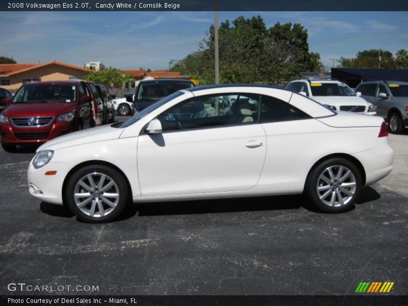 Candy White / Cornsilk Beige 2008 Volkswagen Eos 2.0T