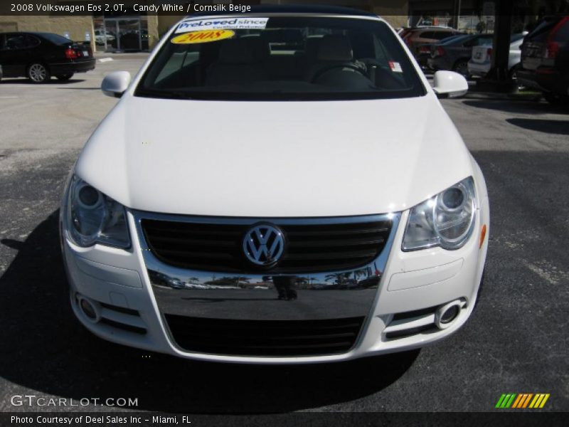 Candy White / Cornsilk Beige 2008 Volkswagen Eos 2.0T