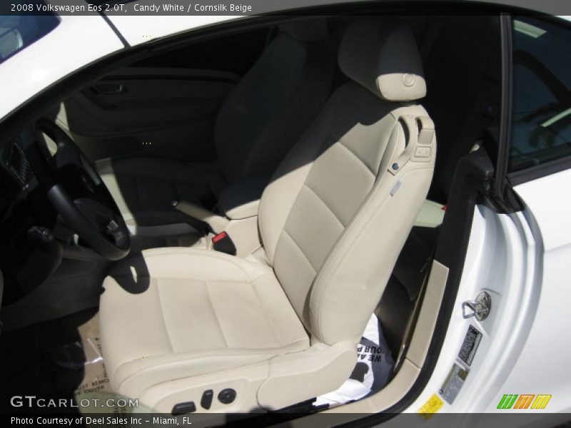 Candy White / Cornsilk Beige 2008 Volkswagen Eos 2.0T