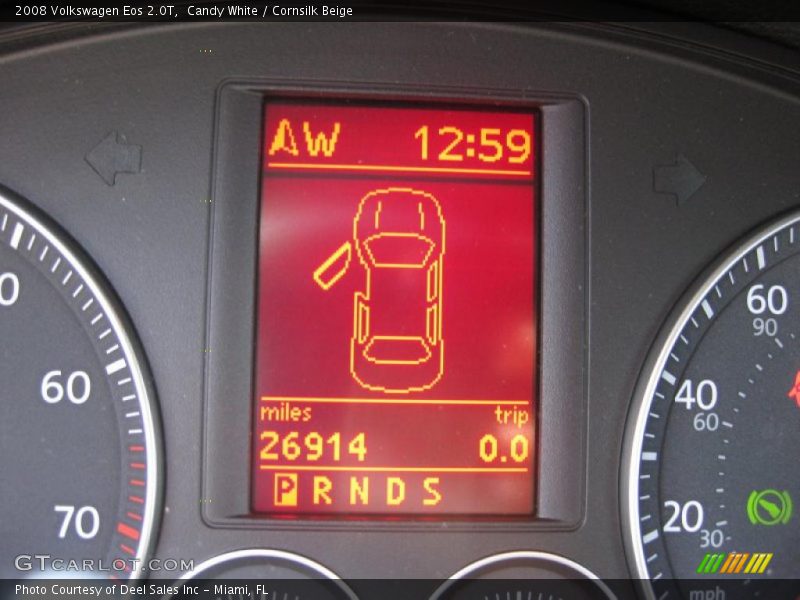 Candy White / Cornsilk Beige 2008 Volkswagen Eos 2.0T