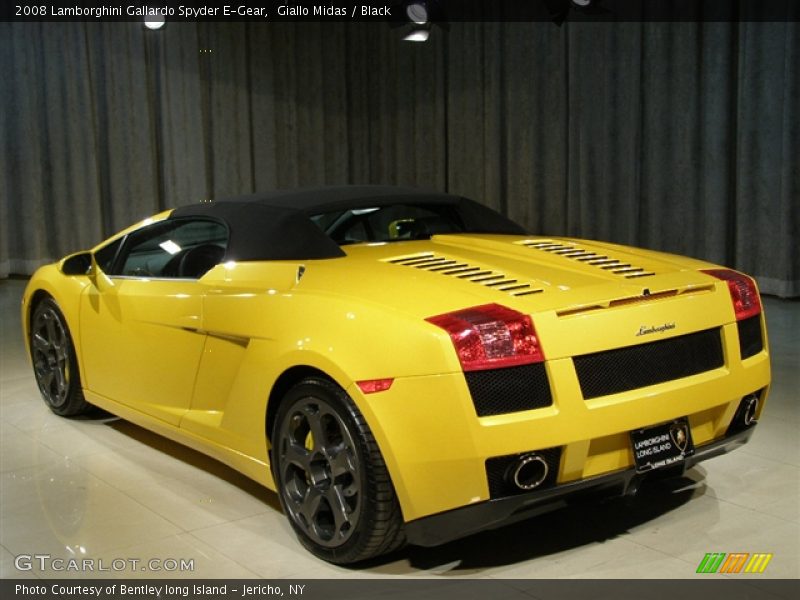 Giallo Midas / Black 2008 Lamborghini Gallardo Spyder E-Gear
