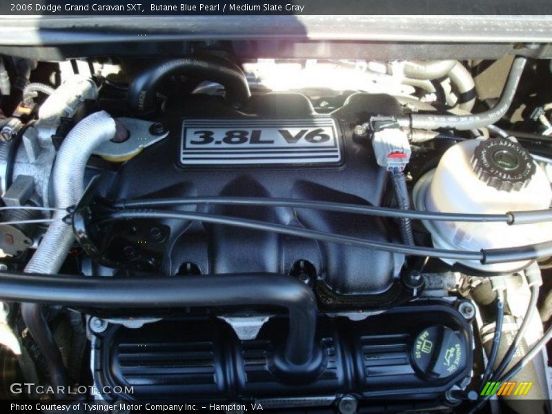 Butane Blue Pearl / Medium Slate Gray 2006 Dodge Grand Caravan SXT