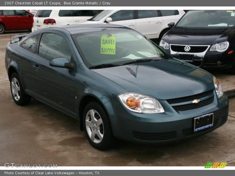 Blue Granite Metallic / Gray 2007 Chevrolet Cobalt LT Coupe