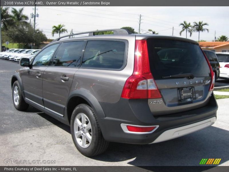 Oyster Grey Metallic / Sandstone Beige 2008 Volvo XC70 AWD
