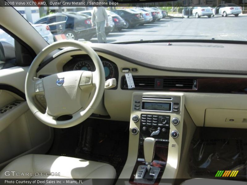 Oyster Grey Metallic / Sandstone Beige 2008 Volvo XC70 AWD