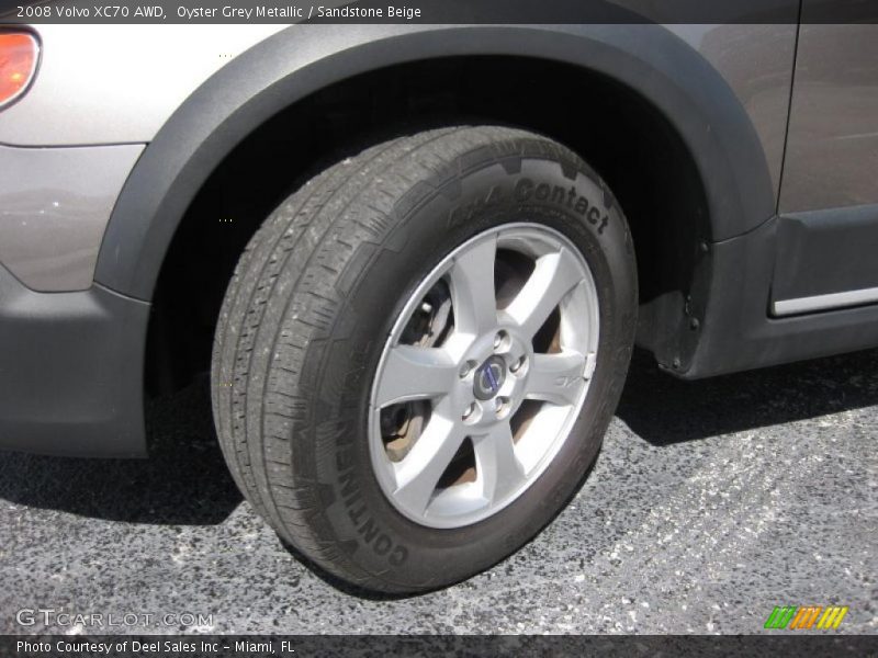 Oyster Grey Metallic / Sandstone Beige 2008 Volvo XC70 AWD