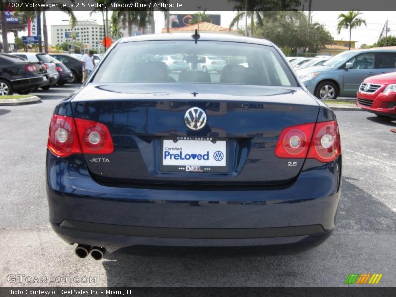 Shadow Blue / Anthracite 2007 Volkswagen Jetta 2.5 Sedan