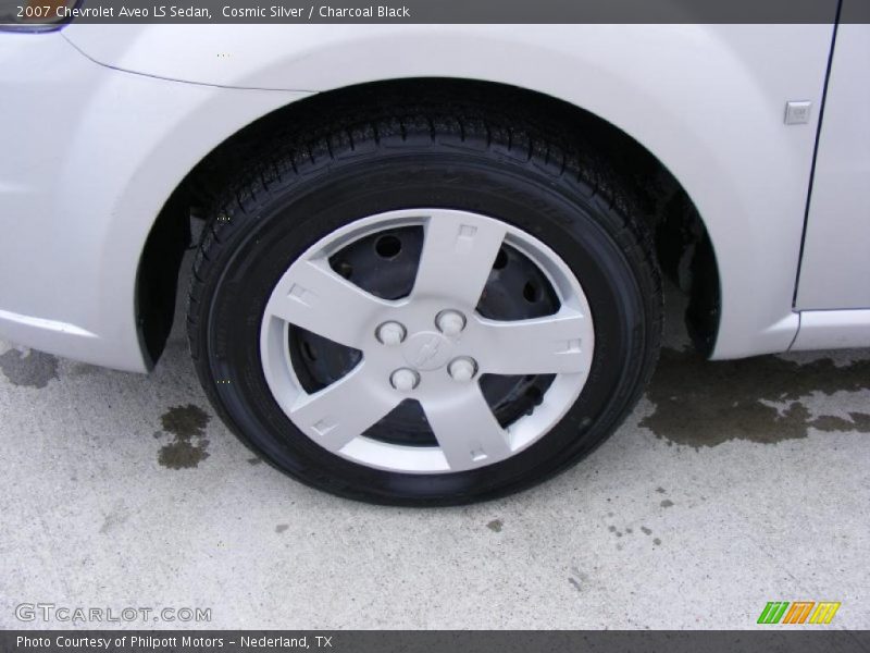 Cosmic Silver / Charcoal Black 2007 Chevrolet Aveo LS Sedan