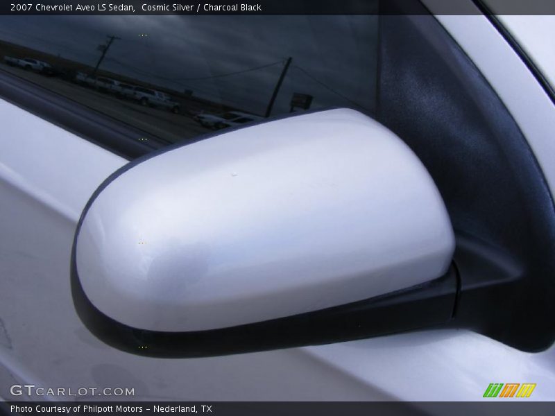 Cosmic Silver / Charcoal Black 2007 Chevrolet Aveo LS Sedan