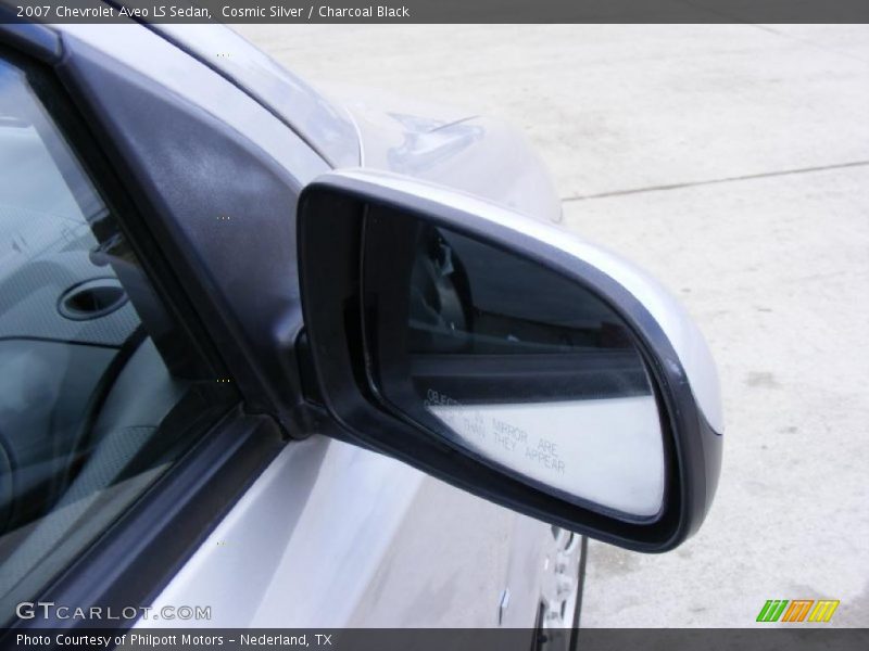 Cosmic Silver / Charcoal Black 2007 Chevrolet Aveo LS Sedan