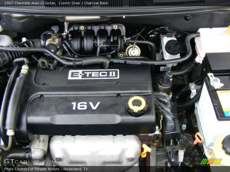 Cosmic Silver / Charcoal Black 2007 Chevrolet Aveo LS Sedan