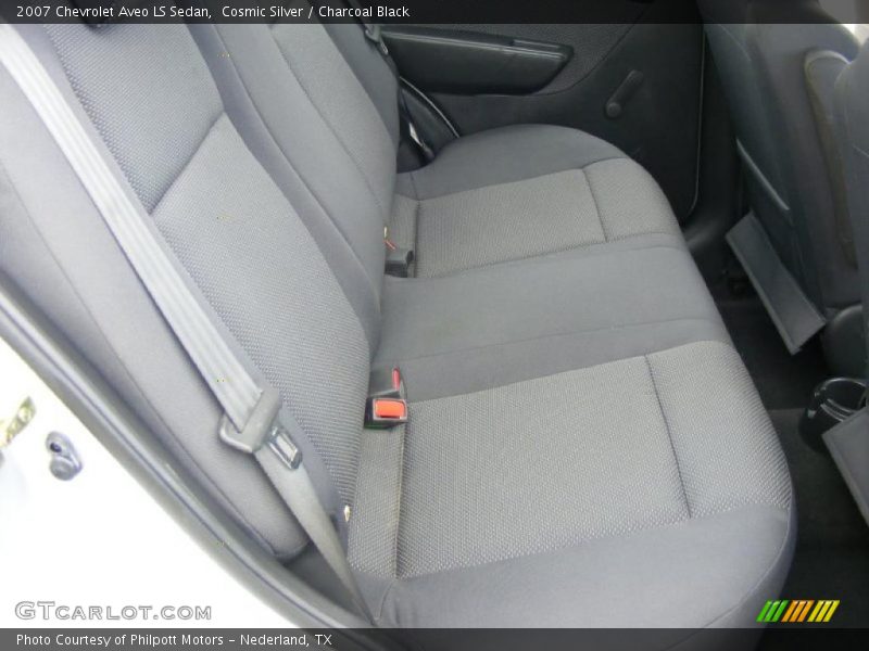 Cosmic Silver / Charcoal Black 2007 Chevrolet Aveo LS Sedan