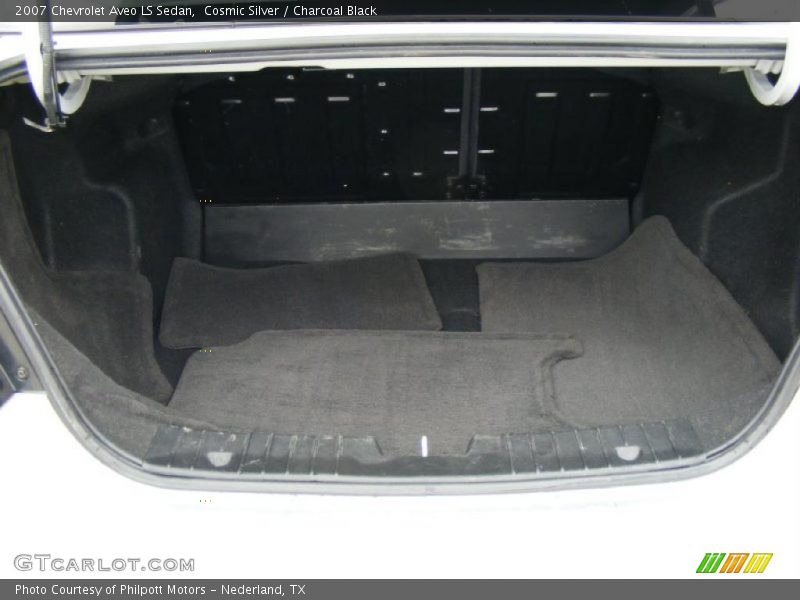 Cosmic Silver / Charcoal Black 2007 Chevrolet Aveo LS Sedan