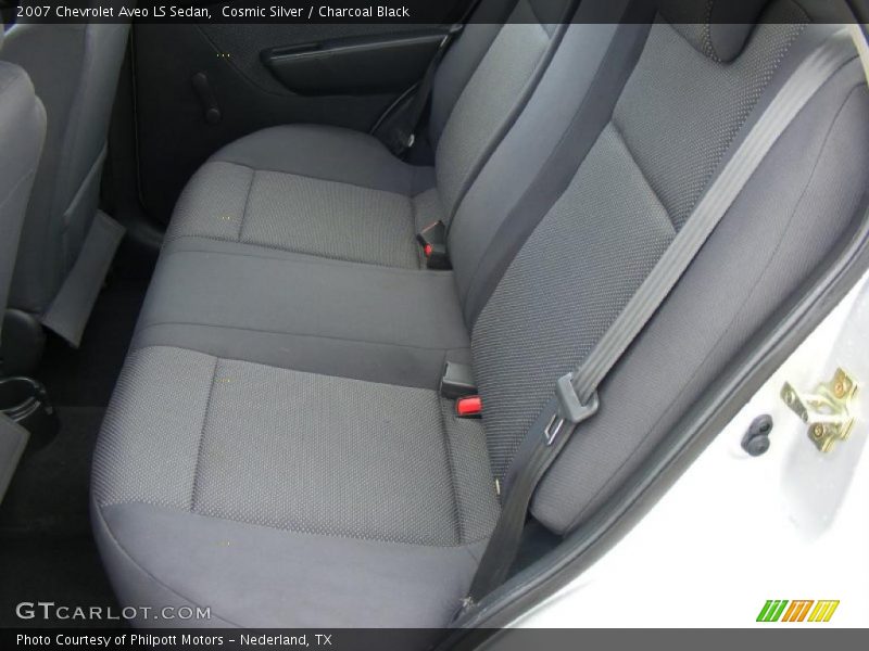 Cosmic Silver / Charcoal Black 2007 Chevrolet Aveo LS Sedan