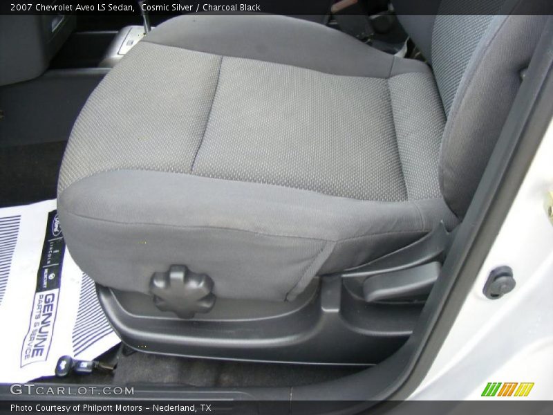 Cosmic Silver / Charcoal Black 2007 Chevrolet Aveo LS Sedan