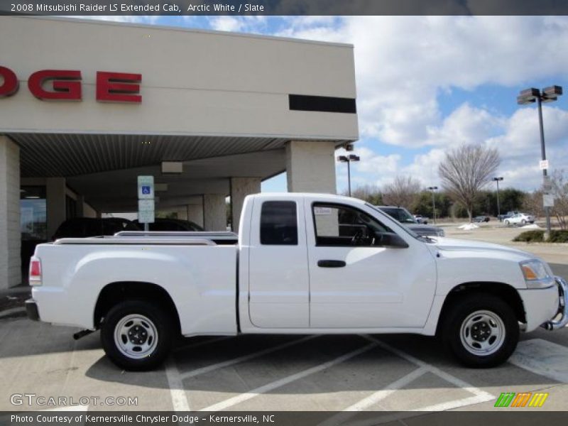 Arctic White / Slate 2008 Mitsubishi Raider LS Extended Cab