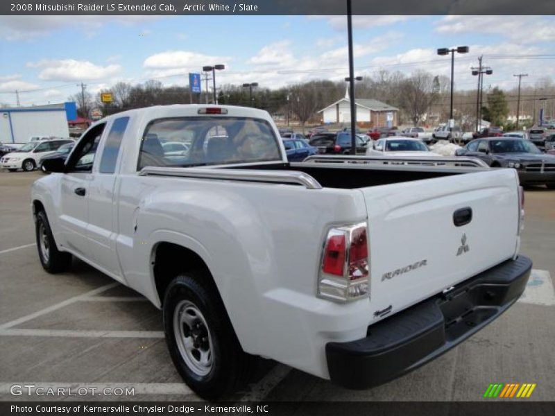 Arctic White / Slate 2008 Mitsubishi Raider LS Extended Cab