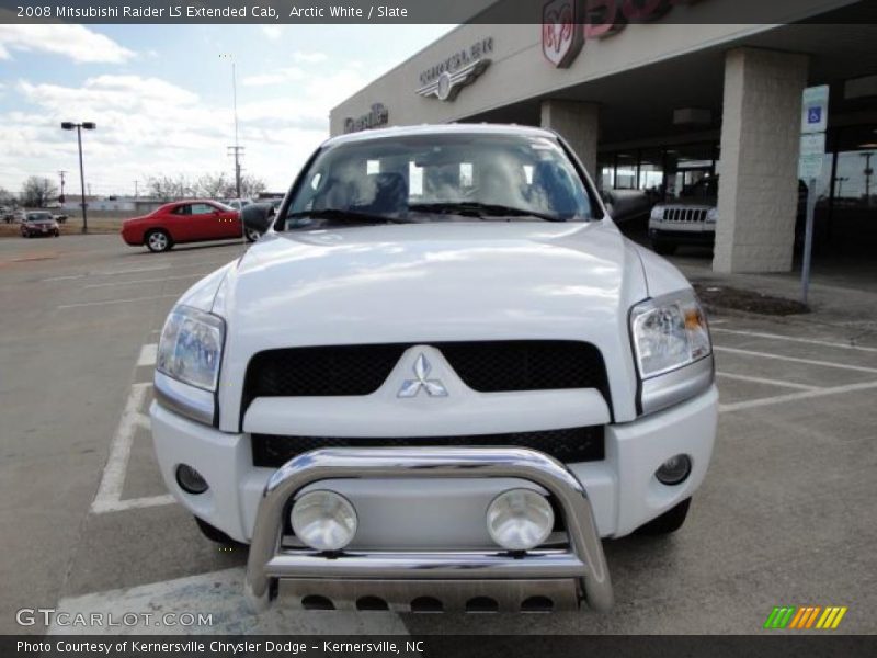 Arctic White / Slate 2008 Mitsubishi Raider LS Extended Cab