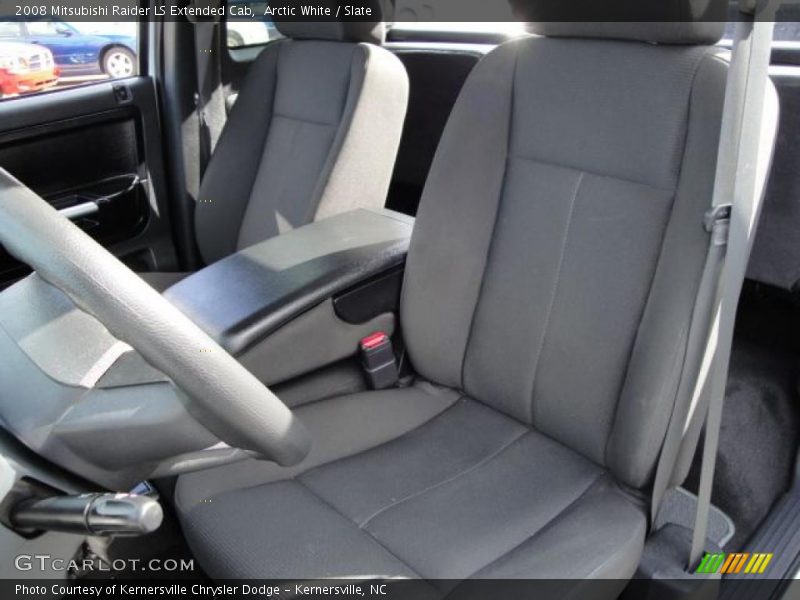 Arctic White / Slate 2008 Mitsubishi Raider LS Extended Cab