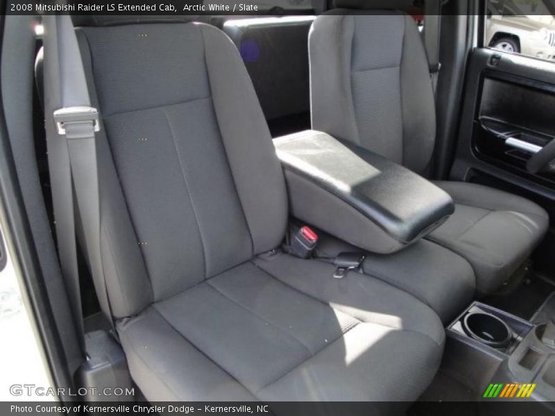 Arctic White / Slate 2008 Mitsubishi Raider LS Extended Cab