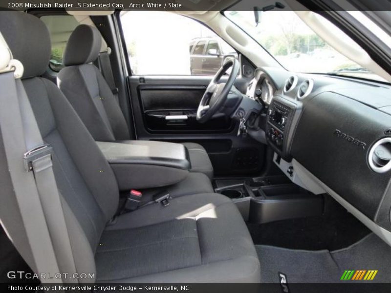 Arctic White / Slate 2008 Mitsubishi Raider LS Extended Cab