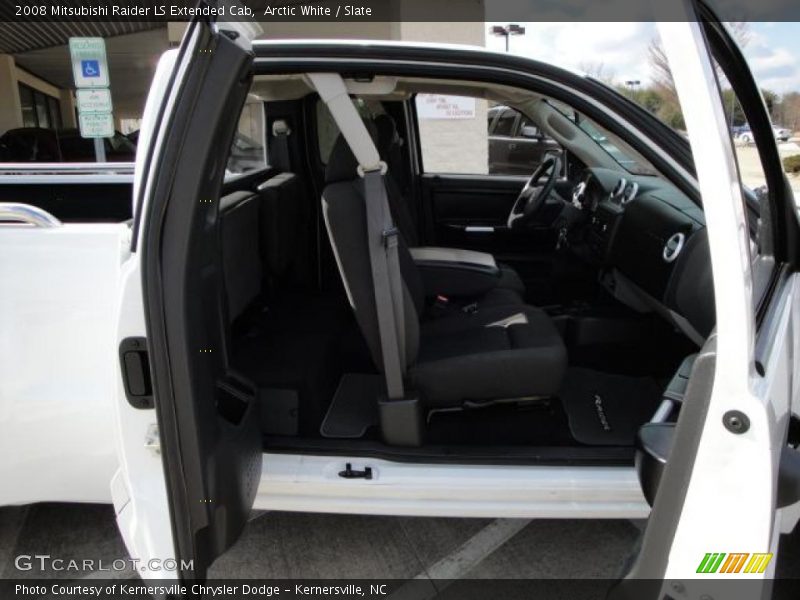 Arctic White / Slate 2008 Mitsubishi Raider LS Extended Cab