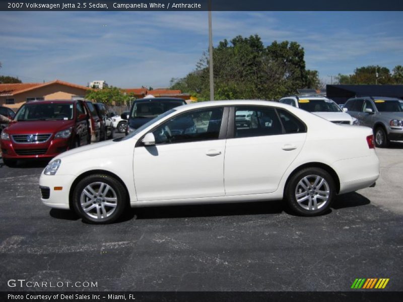 Campanella White / Anthracite 2007 Volkswagen Jetta 2.5 Sedan