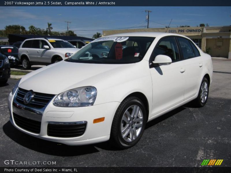 Campanella White / Anthracite 2007 Volkswagen Jetta 2.5 Sedan