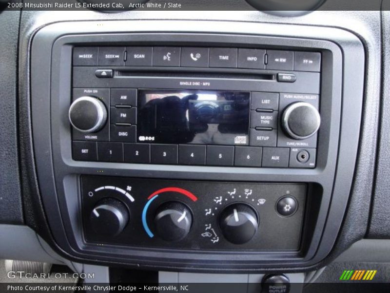 Arctic White / Slate 2008 Mitsubishi Raider LS Extended Cab