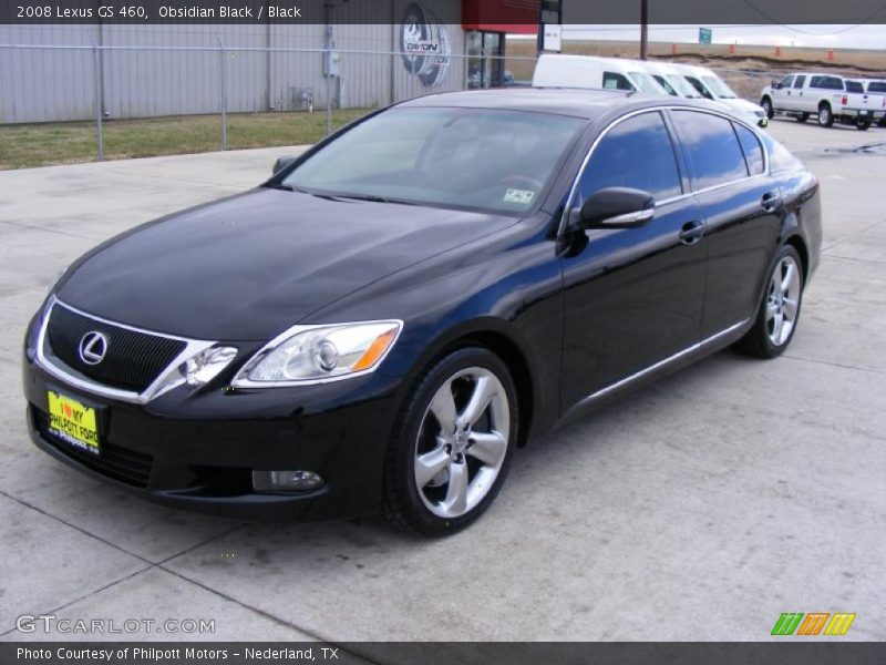 Obsidian Black / Black 2008 Lexus GS 460