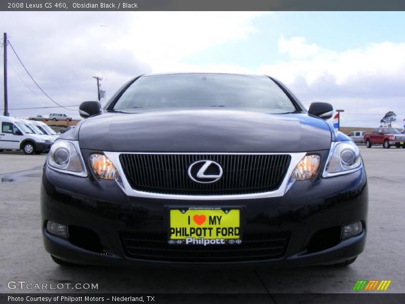 Obsidian Black / Black 2008 Lexus GS 460