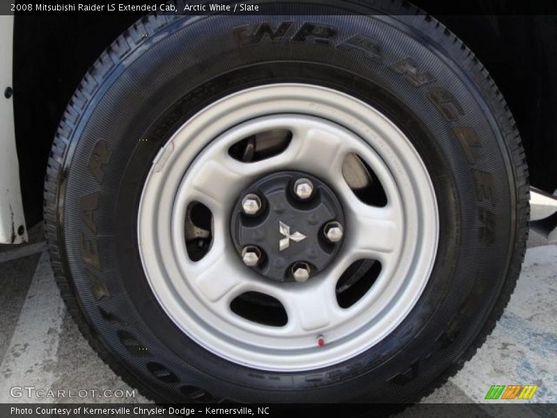 Arctic White / Slate 2008 Mitsubishi Raider LS Extended Cab