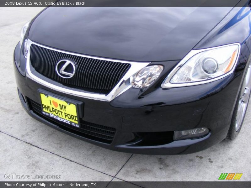 Obsidian Black / Black 2008 Lexus GS 460