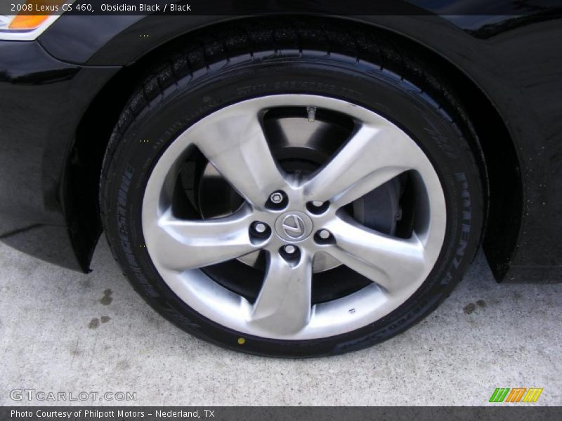 Obsidian Black / Black 2008 Lexus GS 460