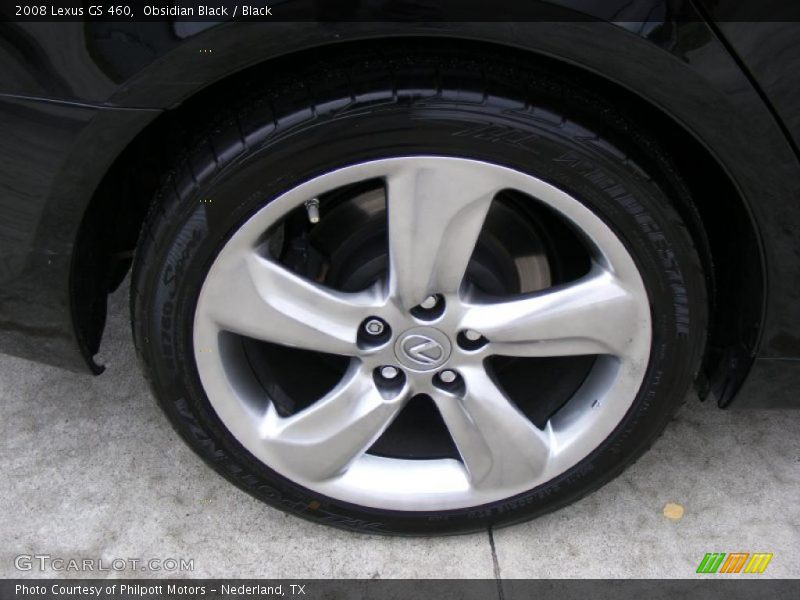 Obsidian Black / Black 2008 Lexus GS 460