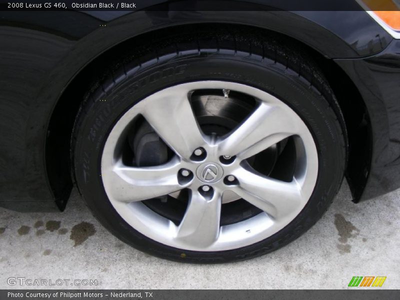 Obsidian Black / Black 2008 Lexus GS 460