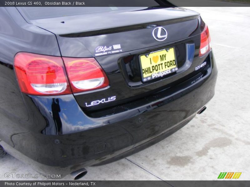 Obsidian Black / Black 2008 Lexus GS 460