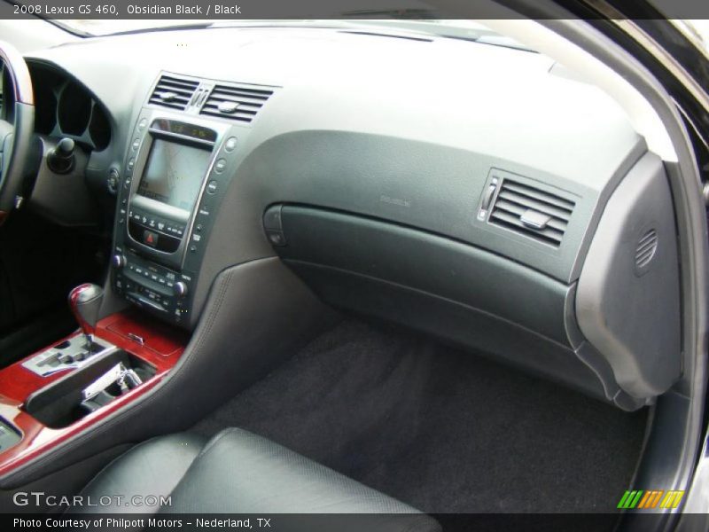 Obsidian Black / Black 2008 Lexus GS 460