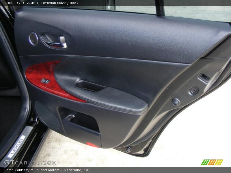 Obsidian Black / Black 2008 Lexus GS 460