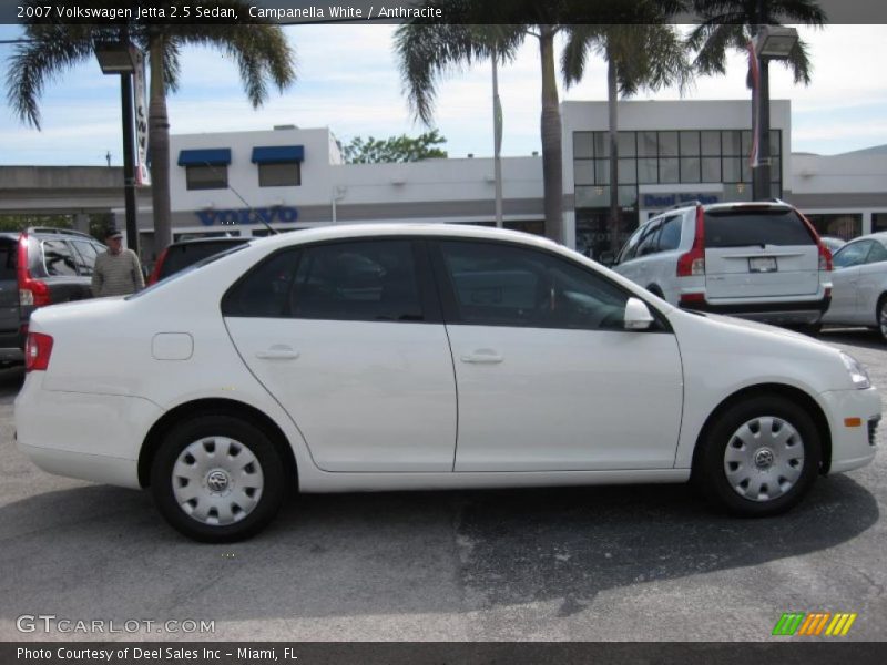 Campanella White / Anthracite 2007 Volkswagen Jetta 2.5 Sedan