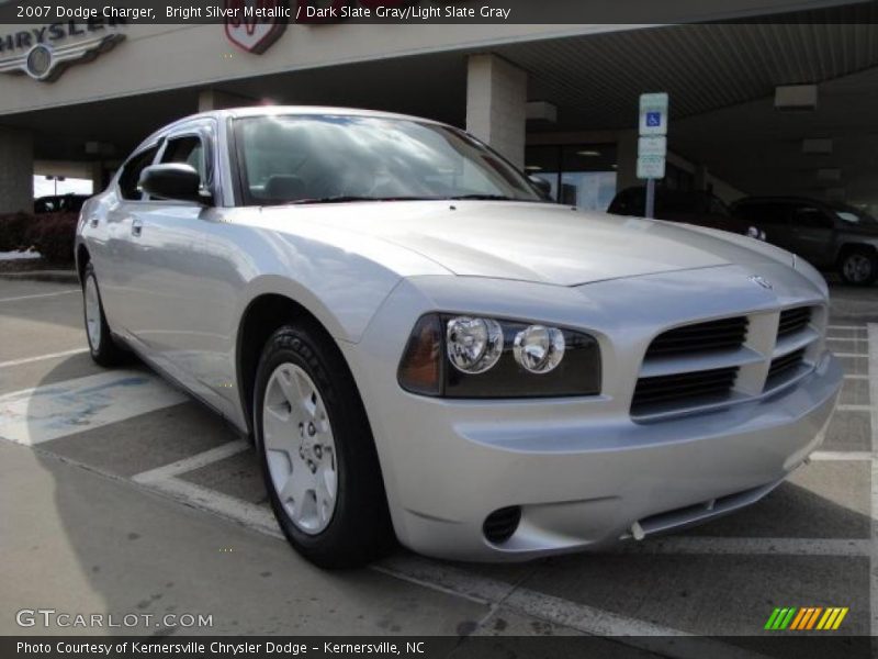 Bright Silver Metallic / Dark Slate Gray/Light Slate Gray 2007 Dodge Charger